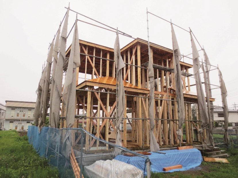 シートなし建て方（悪い）